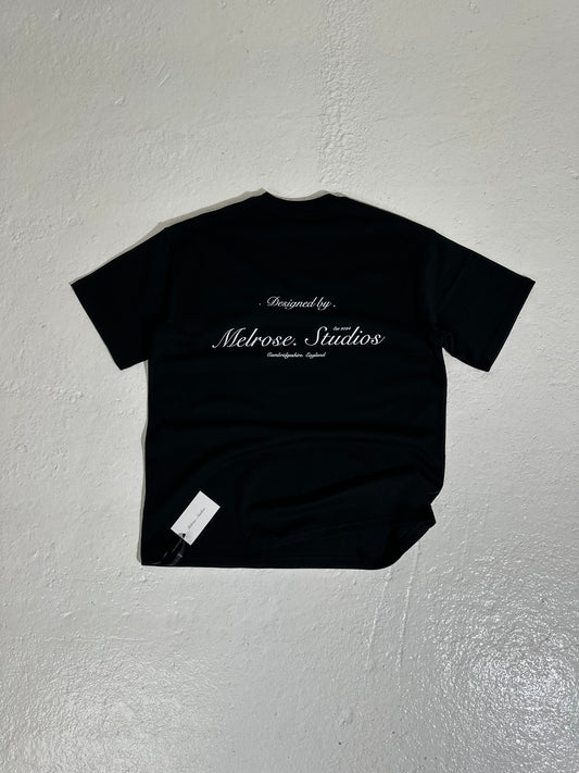 Black signature T-shirt